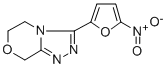 3-(5-Nitro-2-furyl)-8H-5,6-dihydro(1,2,4)triazolo(3,4-c)(1,4)oxazine 구조식 이미지