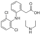 Diclofenac diethylamine 구조식 이미지