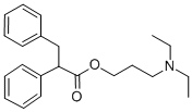 3-(Diethylamino)propyl 2,3-diphenylpropionate Structure