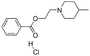 2-(4-methyl-1-piperidyl)ethyl benzoate hydrochloride Structure