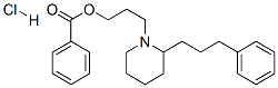 3-[2-(3-페닐프로필)-1-피페리딜]프로필벤조에이트염산염 구조식 이미지