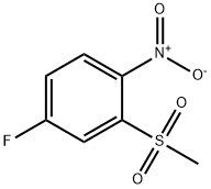 4-Fluoro-2-(methylsulfonyl)nitrobenzene Structure