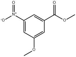 에틸3-메톡시-5-니트로벤조에이트 구조식 이미지