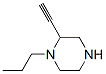 Piperazine, 2-ethynyl-1-propyl- (9CI) Structure