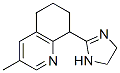 Quinoline, 8-(4,5-dihydro-1H-imidazol-2-yl)-5,6,7,8-tetrahydro-3-methyl- (9CI) Structure