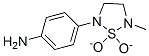 Benzenamine, 4-(5-methyl-1,1-dioxido-1,2,5-thiadiazolidin-2-yl)- (9CI) 구조식 이미지