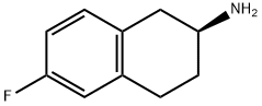 2-나프탈렌아민,6-플루오로-1,2,3,4-테트라하이드로-,(S)-(9CI) 구조식 이미지