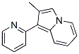 Indolizine, 2-methyl-1-(2-pyridinyl)- (9CI) Structure