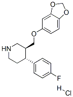 Paroxetine hydrochloride 구조식 이미지