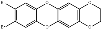 2,3-DIBROMO-7,8-DIHYDRODIOXINO-DIBENZODIOXIN Structure