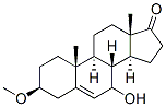 Androst-5-en-17-one,7-hydroxy-3-methoxy-,(3beta)-(9CI) 구조식 이미지