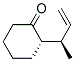 Cyclohexanone, 2-[(1R)-1-methyl-2-propenyl]-, (2S)- (9CI) Structure