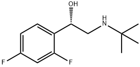 (S)-2-(TERT-부틸아미노)-1-(2,4-디플루오로페닐)에탄올 구조식 이미지