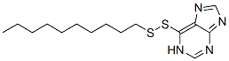 6-(decyldithio)-1H-purine Structure