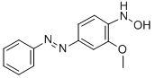 N-hydroxy-2-methoxy-4-(phenylazo)-benzenamine Structure