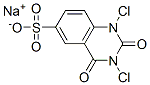 나트륨1,3-디클로로-1,2,3,4-테트라히드로-2,4-디옥소퀴나졸린-6-술포네이트 구조식 이미지