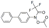 N-트리플루오로아세틸-N-아세톡시-4-아미노비페닐 구조식 이미지