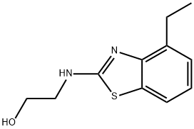 에탄올,2-[(4-에틸-2-벤조티아졸릴)아미노]-(9CI) 구조식 이미지