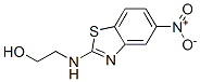 2-[(5-니트로벤조티아졸-2-일)아미노]에탄올 구조식 이미지
