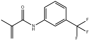 3'-TRIFLUOROMETHYLMETHACRYLANILIDE Structure