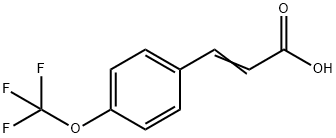 3-[4-(Trifluoromethoxy)phenyl]acrylic acid Structure