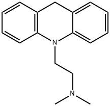 10-(2-디메틸아미노에틸)아크리단 구조식 이미지
