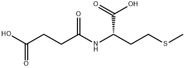N-(3-카르복시-1-옥소프로필)-DL-메티오닌 구조식 이미지