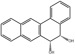 (5S)-5,6-디하이드로벤조[a]안트라센-5α,6α-디올 구조식 이미지