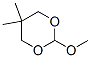 2-METHOXY-5,5-DIMETHYL-1,3-DIOXANE Structure