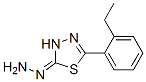 1,3,4-Thiadiazol-2(3H)-one,5-(2-ethylphenyl)-,hydrazone(9CI) 구조식 이미지