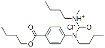 [(4-부톡시카르보닐페닐)-부틸-카르바모일]메틸-부틸-아자늄클로라이드e 구조식 이미지