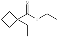 Cyclobutanecarboxylic acid, 1-ethyl-, ethyl ester (9CI) Structure