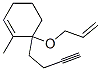 Cyclohexene, 6-(3-butynyl)-1-methyl-6-(2-propenyloxy)- (9CI) Structure