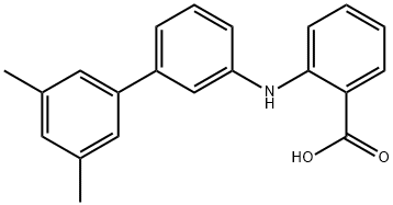 2-(3',5'-DIMETHYL-BIPHENYL-3-YLAMINO)-BENZOIC ACID Structure