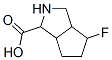 Cyclopenta[c]pyrrole-1-carboxylic acid, 4-fluorooctahydro- (9CI) Structure