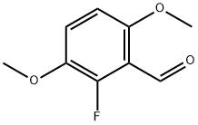2-fluoro-3,6-dimethoxybenzaldehyde Structure