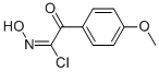 벤젠에탄이미도일클로라이드,N-히드록시-4-메톡시-알파-옥소-,(E)-(9CI) 구조식 이미지