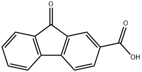 9-Fluorenone-2-carboxylic acid Structure