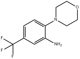 3-AMINO-4-(4-MORPHOLINO)BENZOTRIFLUORIDE 구조식 이미지