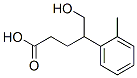 Benzenebutanoic acid, gamma-(hydroxymethyl)-2-methyl- (9CI) Structure