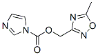 1H-Imidazole-1-carboxylicacid,(5-methyl-1,2,4-oxadiazol-3-yl)methylester(9CI) Structure