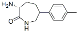 2H-Azepin-2-one,3-aminohexahydro-6-(4-methylphenyl)-,(3R)-(9CI) 구조식 이미지