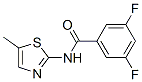 벤즈아미드,3,5-디플루오로-N-(5-메틸-2-티아졸릴)-(9CI) 구조식 이미지