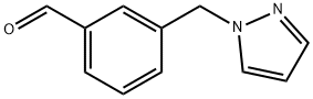 3-(1H-PYRAZOL-1-YLMETHYL)BENZALDEHYDE 구조식 이미지