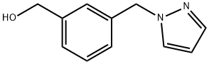 [3-(1H-PYRAZOL-1-YLMETHYL)PHENYL]메탄올 구조식 이미지