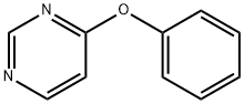 Pyrimidine, 4-phenoxy- (9CI) Structure