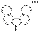 3-hydroxy-7H-dibenzo(c,g)carbazole 구조식 이미지