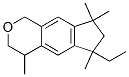 6-에틸-1,3,4,6,7,8-헥사하이드로-4,6,8,8-테트라메틸사이클로펜타[g]-2-벤조피란 구조식 이미지