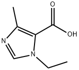 1H-Imidazole-5-carboxylicacid,1-ethyl-4-methyl-(9CI) 구조식 이미지