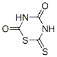 dihydro-6-thioxo-2H-1,3,5-thiadiazine-2,4(3H)-dione Structure